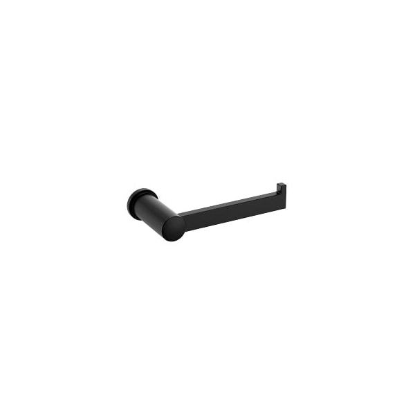 Summit Single Post Paper Holder in Matte Black